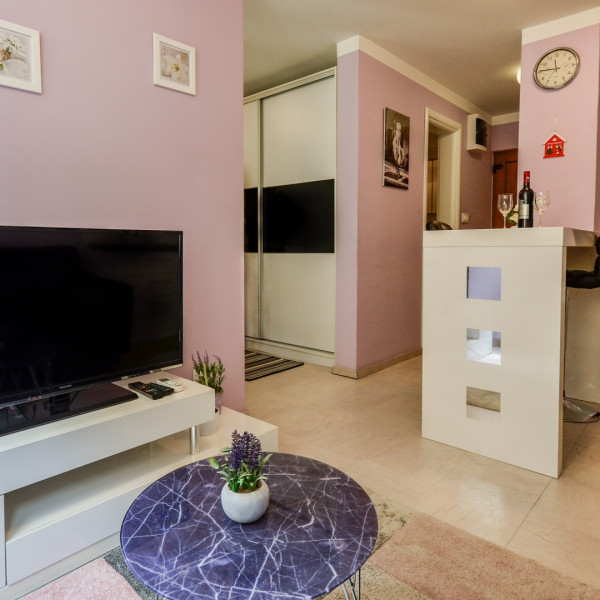 Soggiorno, Rijeka City Studio, Istriana House & Oliva Holiday Apartment - Appartamento e Casa vacanza con piscine, Volme, Istria Rijeka